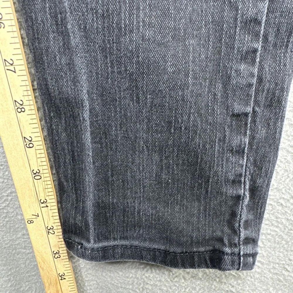Levis Jeans 511 Mens 34x34 (32x33) Black Slim American Gothic Emo Workwear Denim